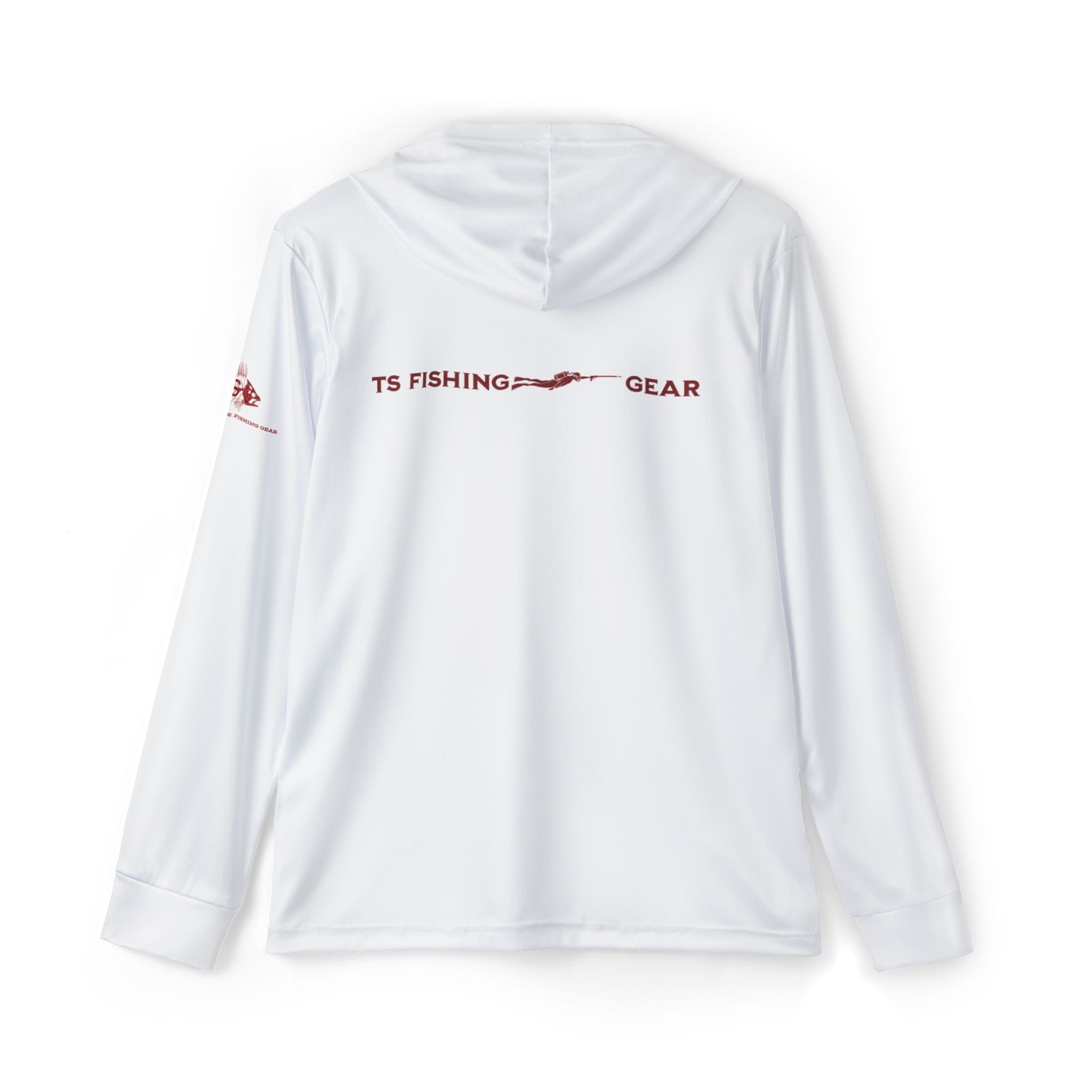 USA Sportfishing Patriotic Unisex Performance Hoodie, 100% Polyester, Moisture - Wicking Activewear. - Triniskies