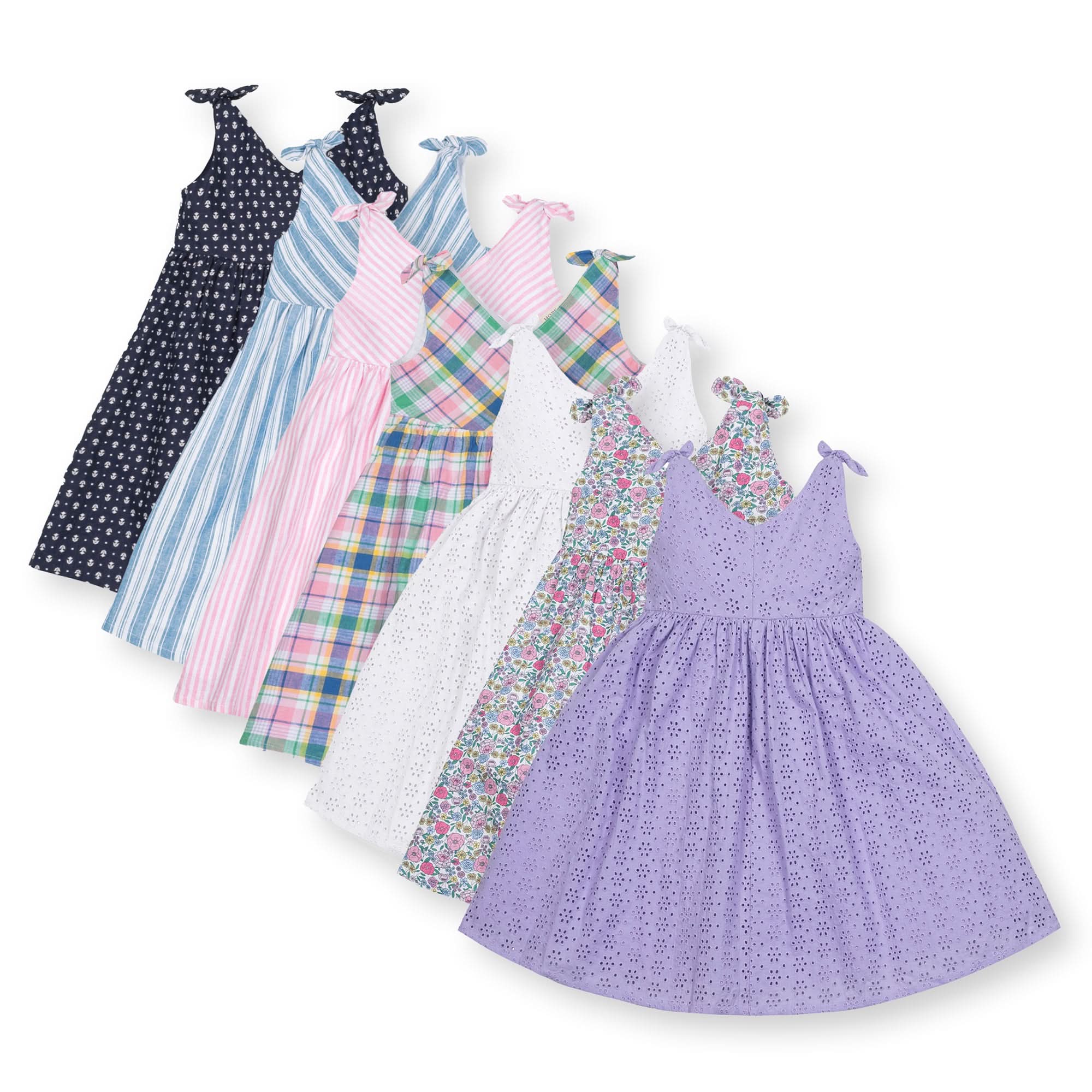 Value Bundle – 2 Bow Shoulder Dresses (Organic Cotton, Multiple Colors) - Triniskies