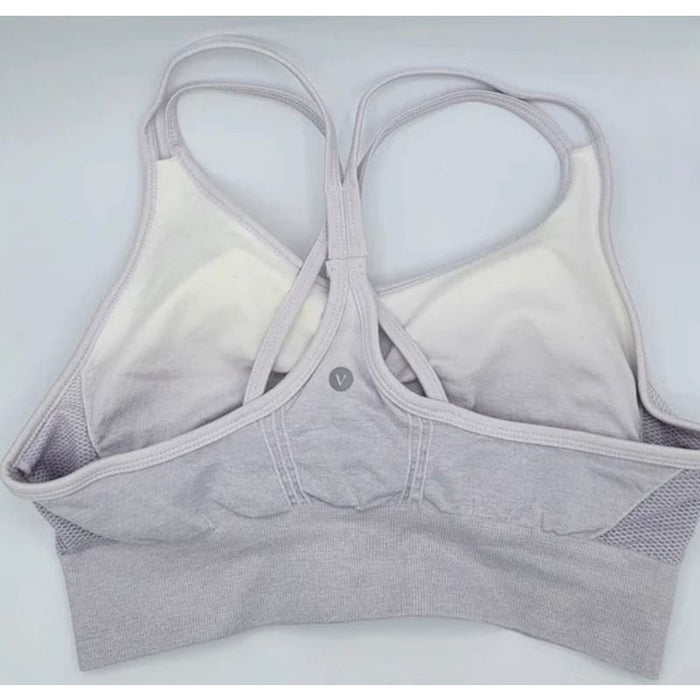 Velocity Lavender / Large Velocity Lavender Ombre Sports Bra - Size L * wom321