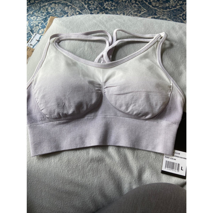 Velocity Lavender / Large Velocity Lavender Ombre Sports Bra - Size L * wom321