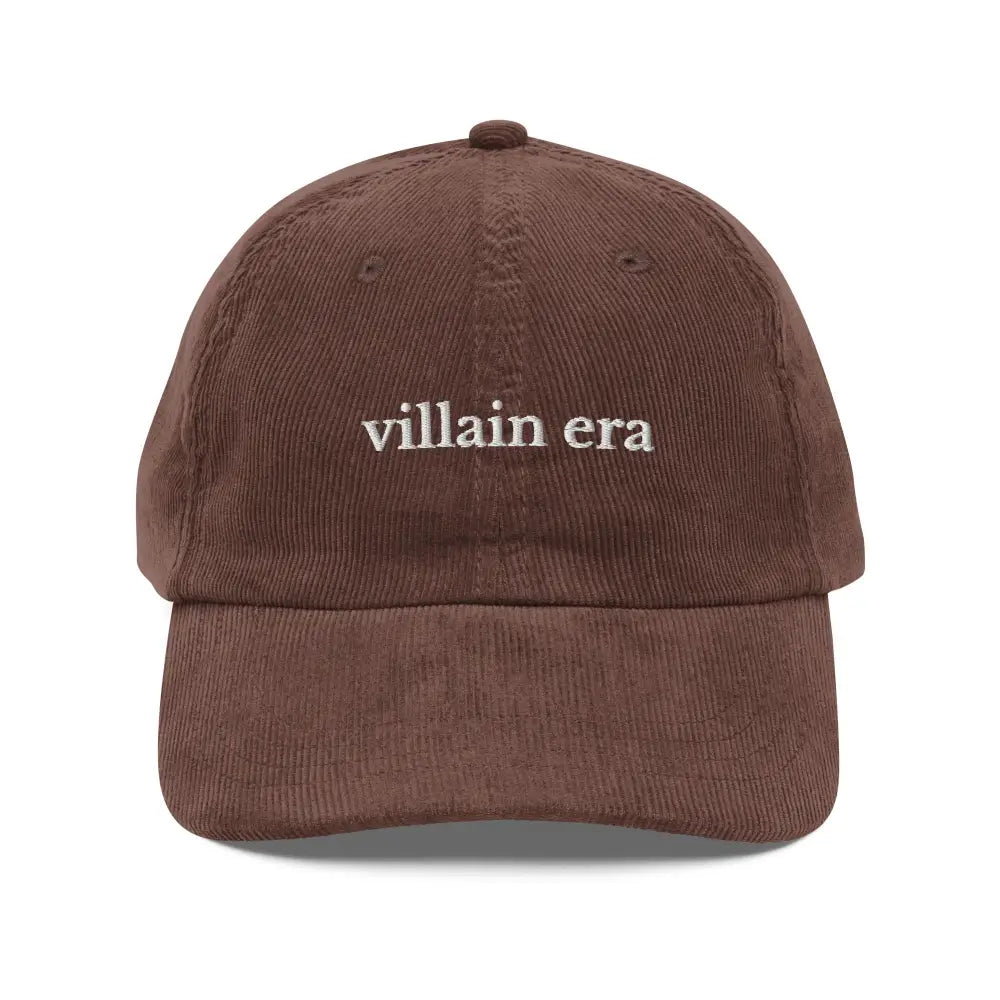 Villain Era Embroidered Trini Skies Vintage Corduroy Cap