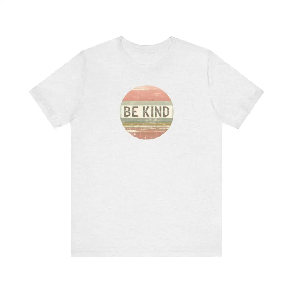 Vintage inspired Trini Skies white tee with distressed circular graphic
