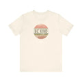 Vintage inspired Trini Skies cream tee with Be Kind graphic