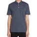 Volcom Blue / Small Volcom Men's Banger Short Sleeve Blue Polo Shirt - Size S Classic Style * M1212