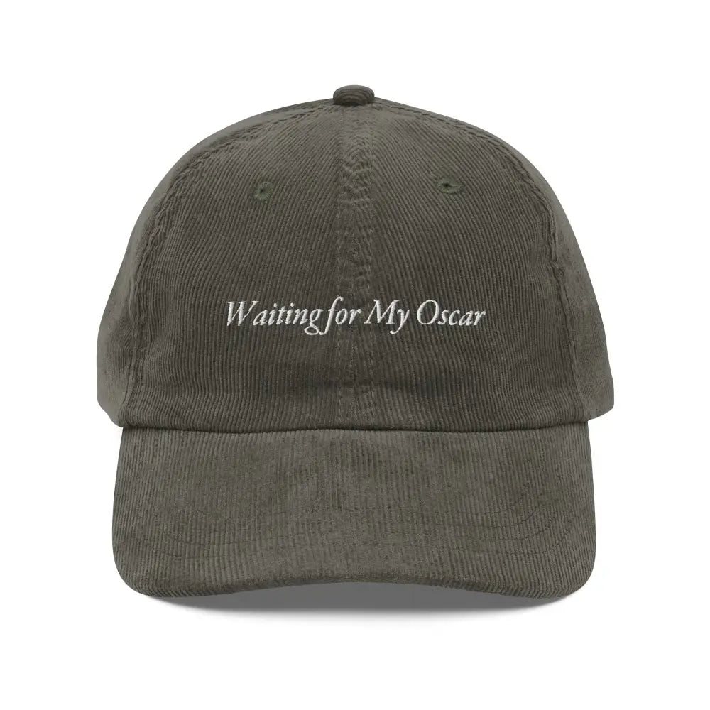 Oscar embroidered vintage Make America Great corduroy cap