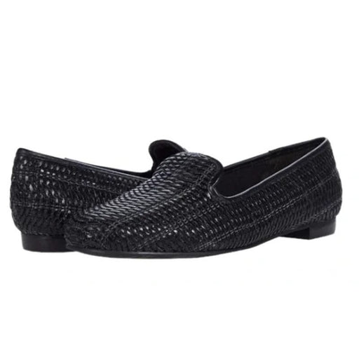 Walking Cradles 6 / Black / Woven Synthetic "Walking Cradles Foster Black Woven Flat, Women's Size 6M,Comfortable Stylish "