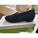 Walking Cradles 7.5 / Black Walking Cradles Fox Black Knit Fabric Loafers, Size 7.5