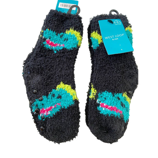 west loop West Loop Kids 2 pair fuzzy socks shoe size 4-8.5