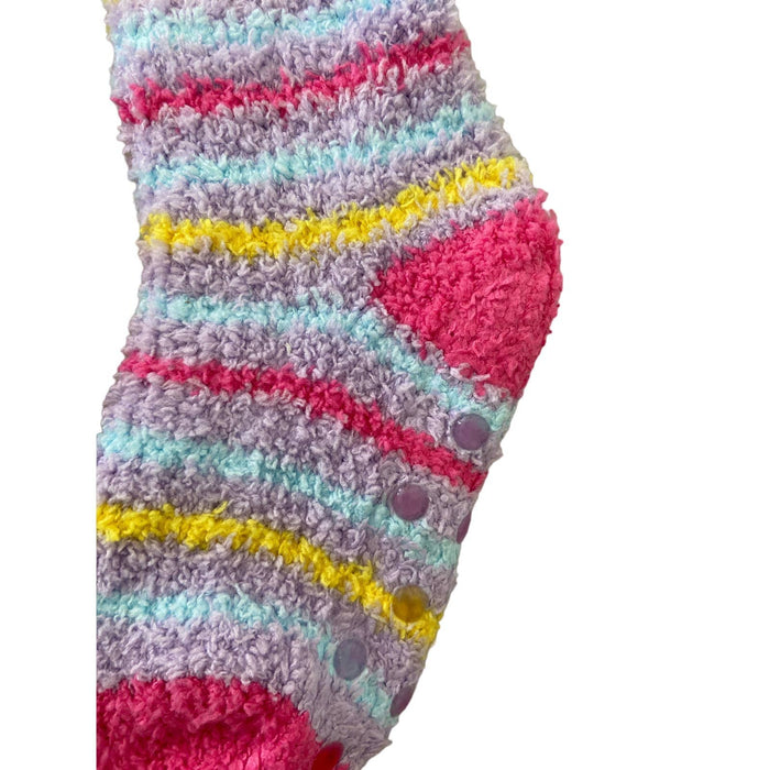 west loop West Loop kids 3 pair fuzzy socks shoe size 4-8.5