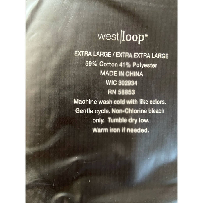 West Loop XL/XXL / Black WEST LOOP Women's Thermal Lounge Shirt * Comfort and Style in Black, XL/XXL W821