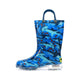 Western Chief 12 / Blue Western Chief KIDS SHARK CHASE LIGHTED RAIN BOOT - BLUE Sz 12 Kids Shoes