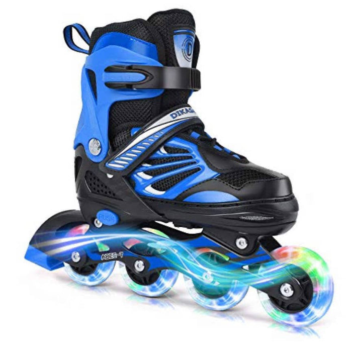 Wheelkids Adjustable Inline Skates for Boys Girls Women Men Adult Size Light Up Skate