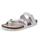 White Mountain 10 / white WHITE MOUNTAIN Gracie Signature Comfort-Molded Footbed Sandal