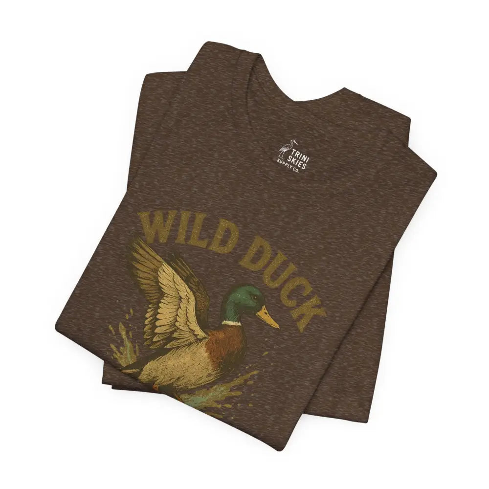 Trini Skies Wild Duck Shirt with mallard duck graphic tee