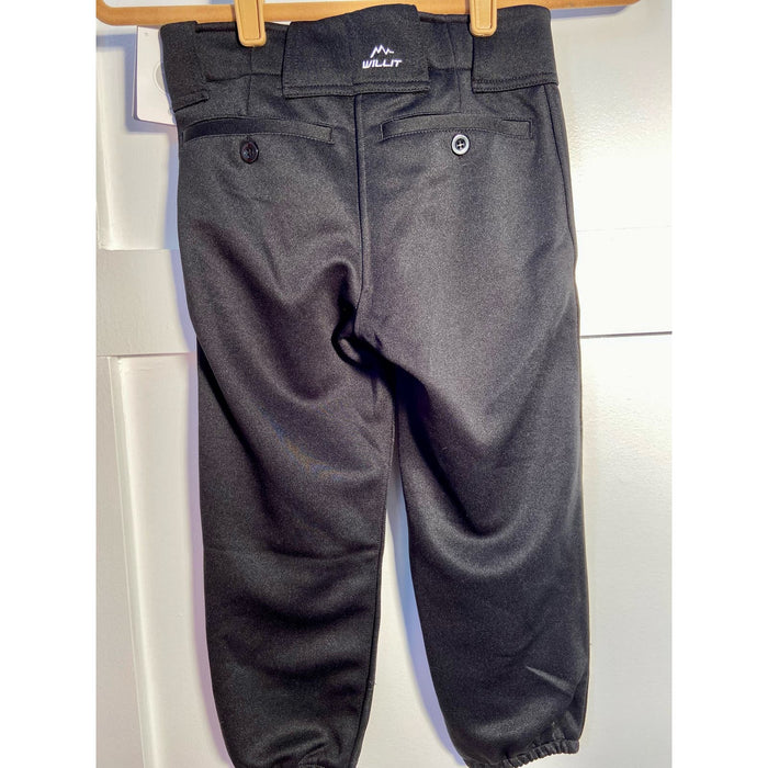 Willit Medium / Black Willit Girls' Softball Pants Baseball Pant Belted Fastpitch Pants * Size M