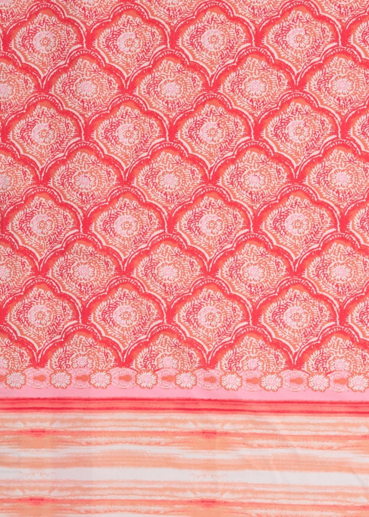 Women's UPF 50+ Shift Dress 3/4 Sleeve Tile Print Cover Up - Triniskies