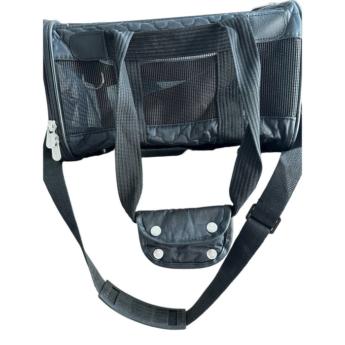 Worldwise one size / Black Worldwise Deluxe Lattice Stitch * Travel Pet Carrier - Airline Approved, Small