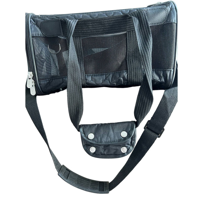 Worldwise one size / Black Worldwise Deluxe Lattice Stitch * Travel Pet Carrier - Airline Approved, Small