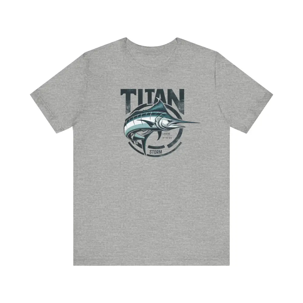 Marlin graphic tee unisex cotton short sleeve t-shirt