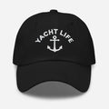 Yacht Life Embroidered Dad Hat with Anchor Design