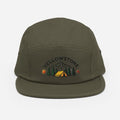 Yellowstone National Park embroidered corduroy cap in olive green