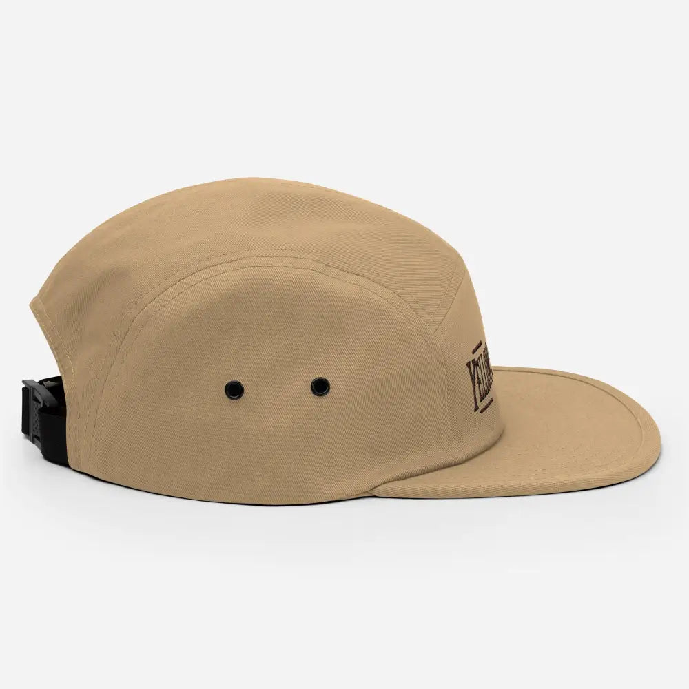 Yellowstone National Park embroidered tan five-panel camper hat