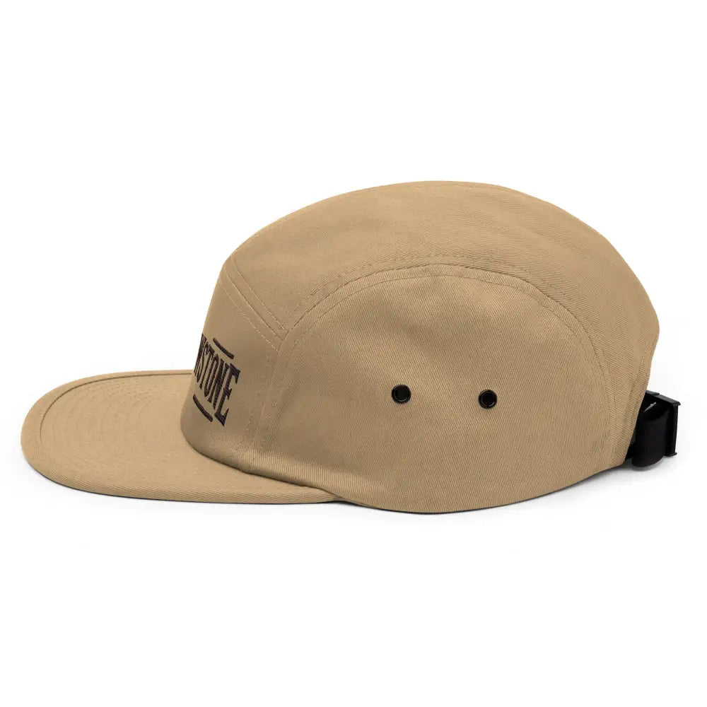 Yellowstone National Park embroidered tan five-panel camper hat