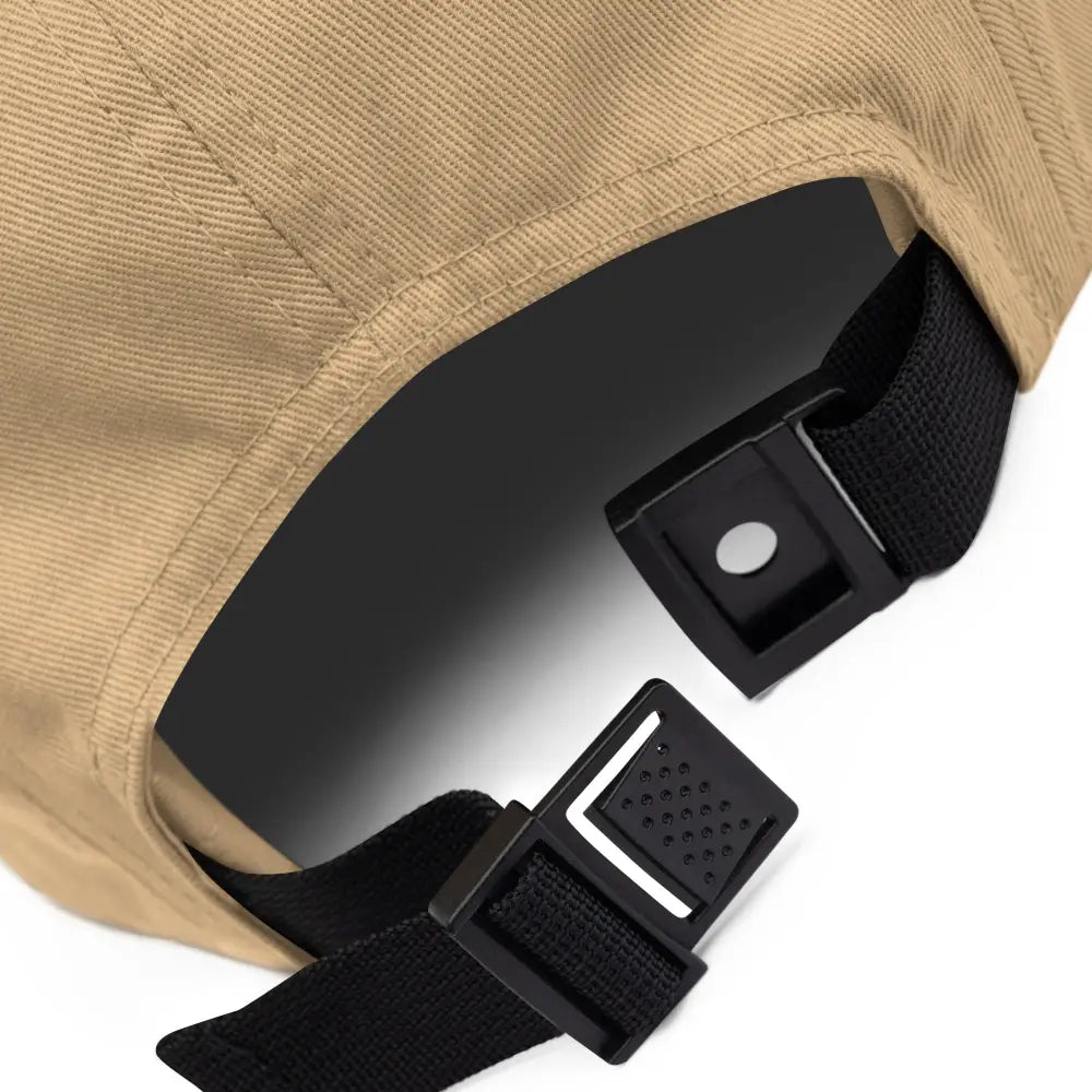 Yellowstone National Park embroidered khaki five panel camper cap
