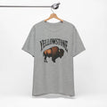 Yellowstone National Park-inspired bison graphic tee for nature lovers