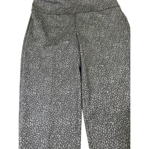 Zac & Rachel Zac & Rachel Black Leopard Patterned Dress Pants * Size M,Tummy-Controlled w3014