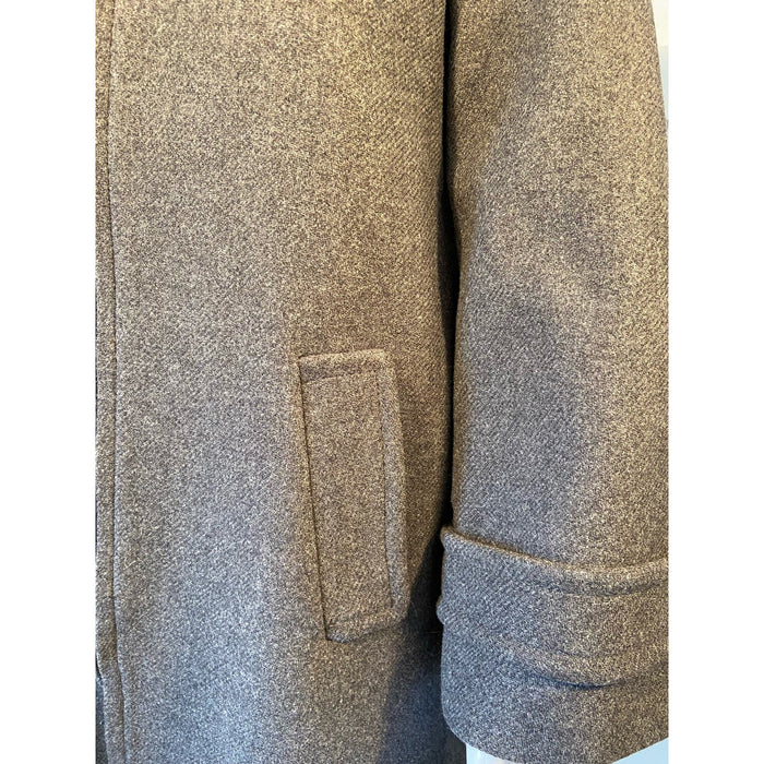 Zara Baby Large / Gray Zara Women's Wool Blend Full Zipper Coat * SZ L Vintage Inspired Elegance WC07