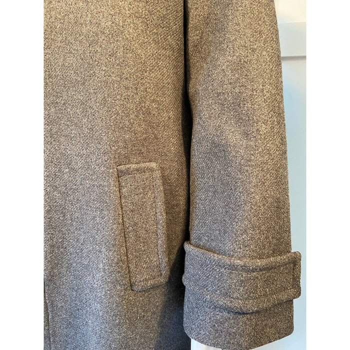 Zara Baby Large / Gray Zara Women's Wool Blend Full Zipper Coat * SZ L Vintage Inspired Elegance WC07