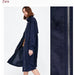 Zara Baby XS/Small / Blue Zara Dark Blue Flowing Trench Coat Size XS-S Women's* Lightweight Fashion WOM209