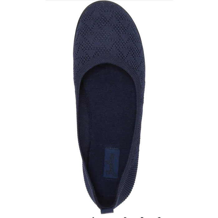 Zodiac 10 / Blue ZODIAC Women's Camden-1 Knit Flat Sz 10- Comfortable Machine-Washable Slip-On